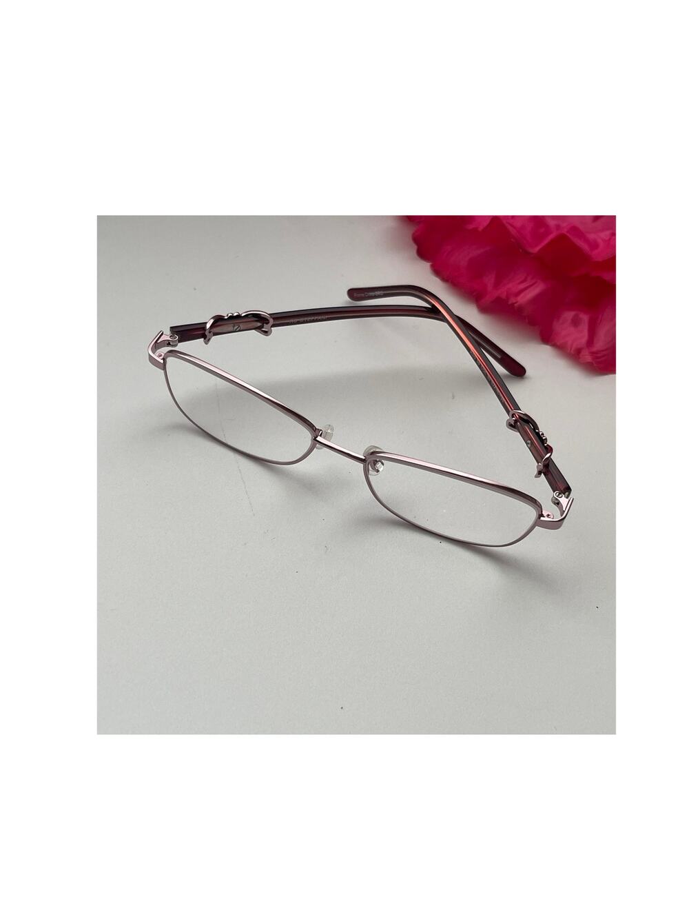 Roberto Steffani RSS 08 COL 30 Eyeglasses Frames Red Pink Square